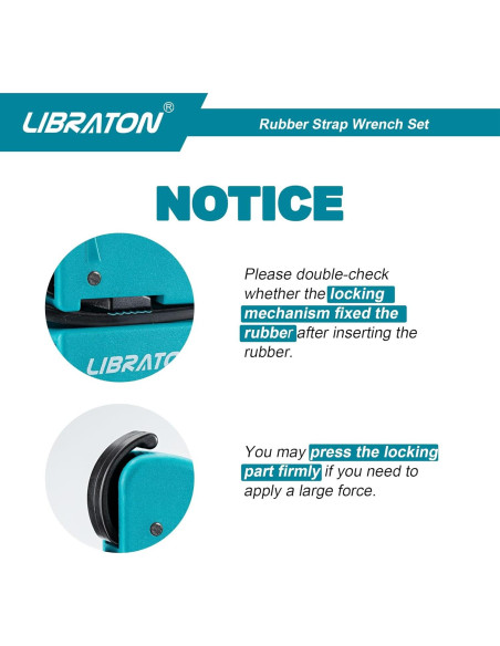 Juego de Llaves de Correa Libraton 2 Piezas Ajustables