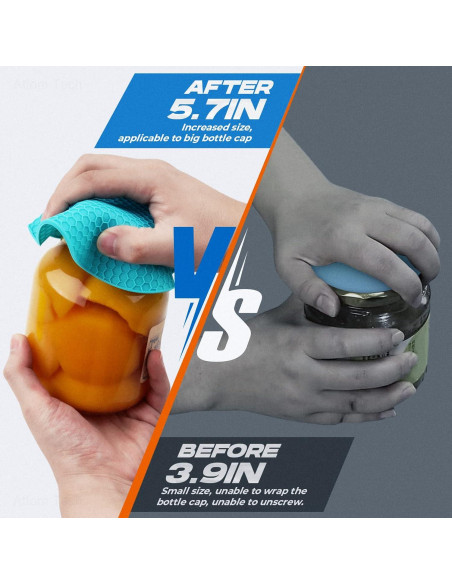 NiHome Abrebotellas de Silicona 4 Piezas 14.5 cm Multiusos