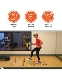 Vallas de Entrenamiento Ajustables Cuerpos Sport - 5 Pzas 2