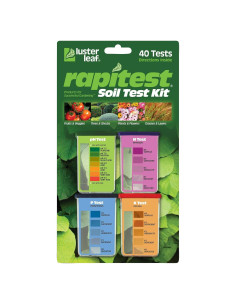 Kit de Prueba de Suelo Luster Leaf 1601 pH NPK 40 Pruebas