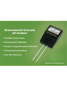 Medidor de pH de Suelo Doble Sonda Environmental Concepts 2