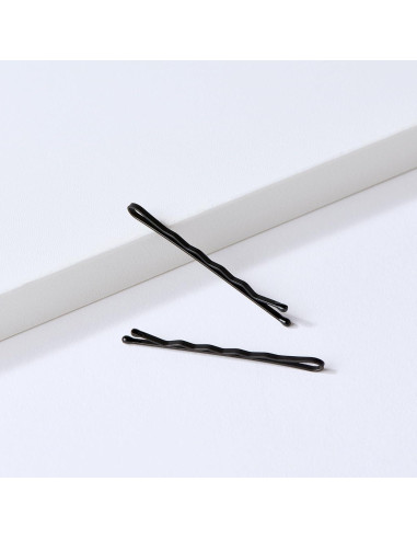 Pasadores de Cabello Rizados Fromm 2" Negro Mate 600 Unidades