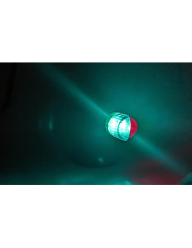 Luz de Proa LED Pactrade Marine Roja Verde Portátil 163g
