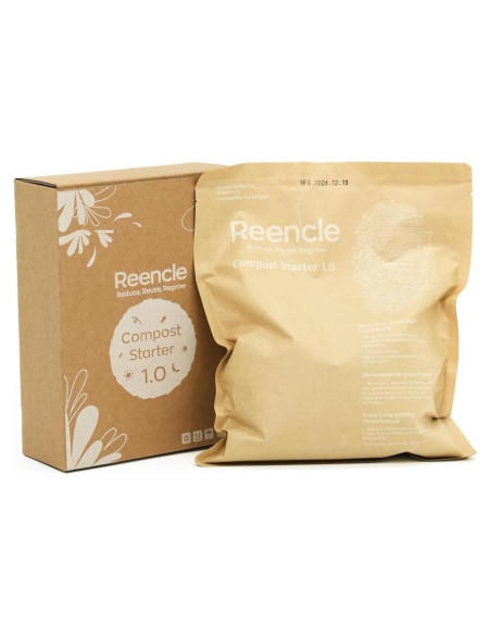 Iniciador de Compost Reencle 1.40 kg Microbios y Carbón