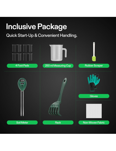 Contenedor de Compostaje VIVOSUN 50L 5 Capas para Lombrices