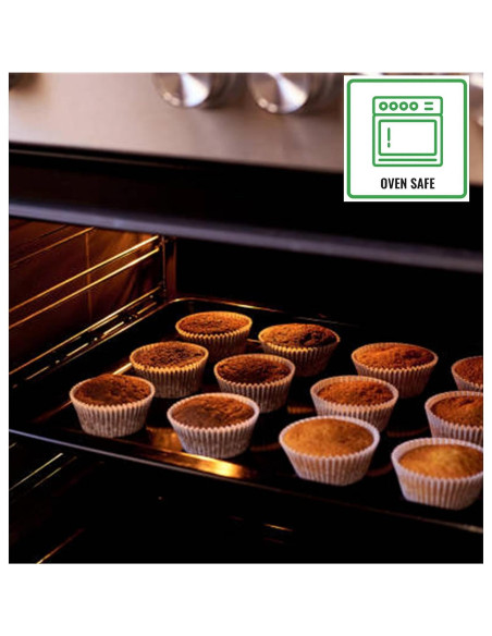 Mini Tazas para Hornear Mr Miracle - Paquete de 500 Blancas