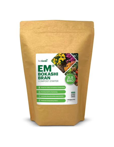 Bokashi Premium TeraGanix 0,91 kg Acelerador Compostaje