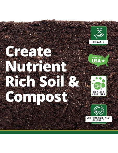 Bokashi Premium TeraGanix 0,91 kg Acelerador Compostaje