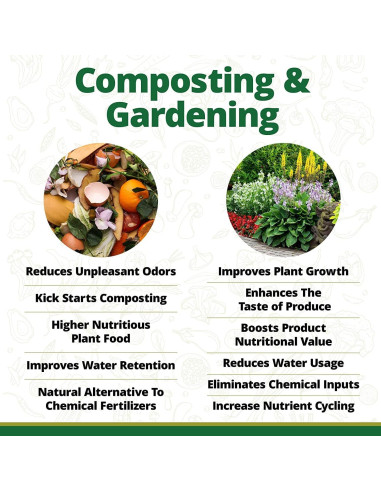 Bokashi Premium TeraGanix 0,91 kg Acelerador Compostaje