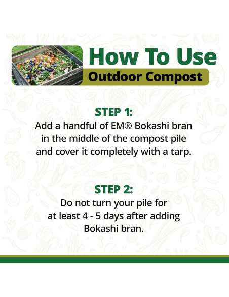 Bokashi Premium TeraGanix 0,91 kg Acelerador Compostaje