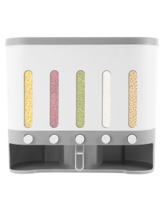 Dispensador de Alimentos Secos Montado en Pared LOYALHEARTDY 9Kg