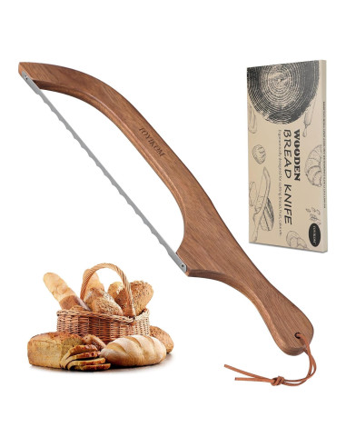 Cuchillo de Pan Serrado TOYIKOM 39.6 cm Acero Inoxidable