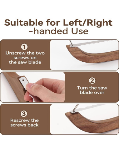 Cuchillo de Pan Serrado TOYIKOM 39.6 cm Acero Inoxidable