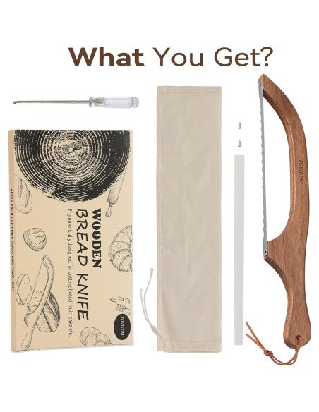 Cuchillo de Pan Serrado TOYIKOM 39.6 cm Acero Inoxidable