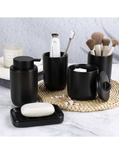 Juego de Accesorios de Baño Cerámica BosilunLife 5 Piezas