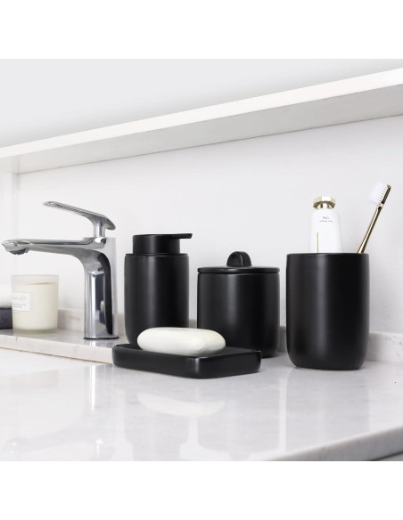 Juego de Accesorios de Baño Cerámica BosilunLife 5 Piezas