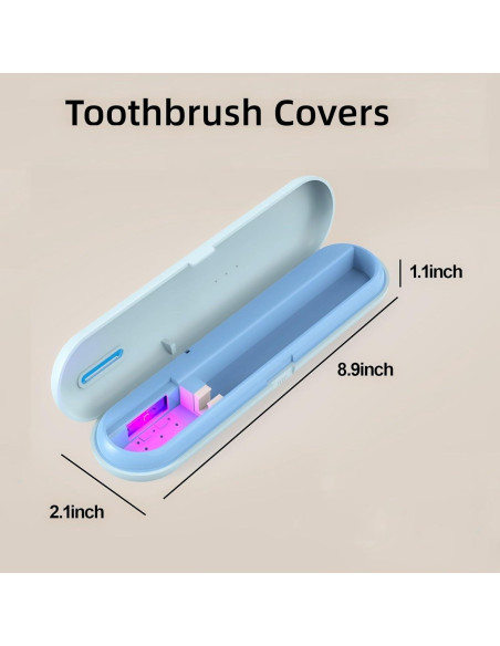 Contenedor de Viaje para Cepillos de Dientes BY4U 22,9x5,6x3,1cm