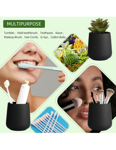 Juego de Accesorios de Baño Cerámica BosilunLife 3 Piezas