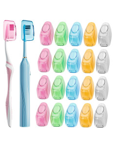 Cubiertas de Cepillo de Dientes Muslish 20 Piezas Multicolor