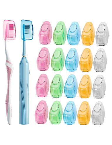 Cubiertas de Cepillo de Dientes Muslish 20 Piezas Multicolor