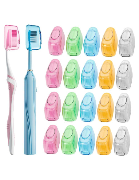 Cubiertas de Cepillo de Dientes Muslish 20 Piezas Multicolor
