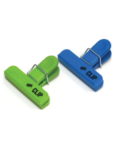 Juego de Clips Mini Rocky Mountain Goods - 2 Piezas, Azul y Verde