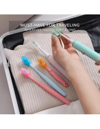 Cubiertas de Cepillo de Dientes Muslish 20 Piezas Multicolor