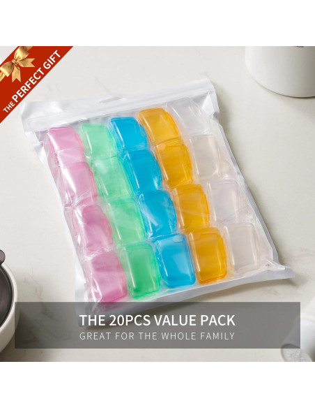 Cubiertas de Cepillo de Dientes Muslish 20 Piezas Multicolor