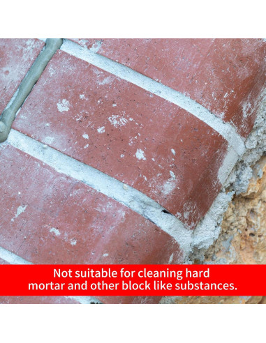 Cepillo de limpieza de ranuras 4TH - Cerdas duras, negro