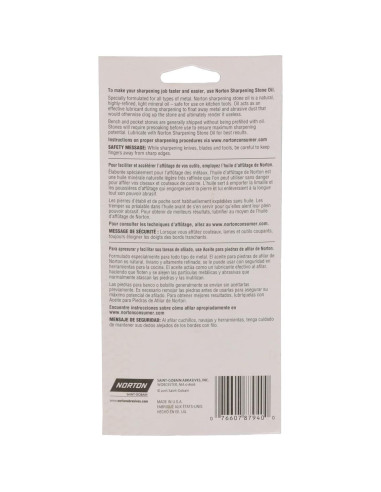 Aceite para Piedra de Afilar Norton 130g - Lubricante Seguro