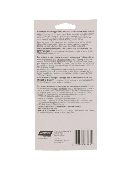Aceite para Piedra de Afilar Norton 130g - Lubricante Seguro