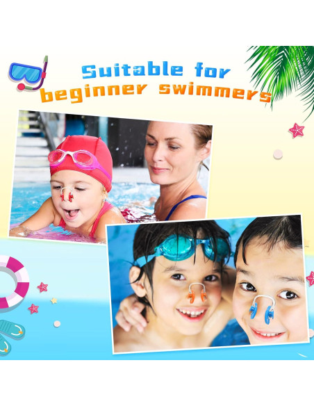 Clip de Nariz Impermeable Macarrie - 100 Piezas para Nadar