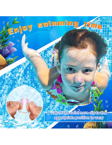 Clip de Nariz Impermeable Macarrie - 100 Piezas para Nadar