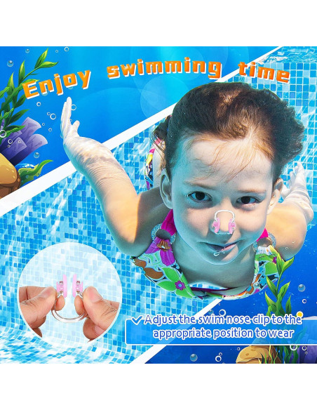 Clip de Nariz Impermeable Macarrie - 100 Piezas para Nadar