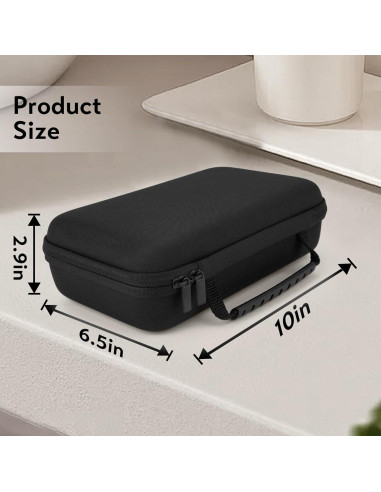 Estuche de Viaje Negro para Irrigador Dental CVVD