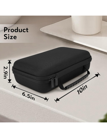 Estuche de Viaje Negro para Irrigador Dental CVVD