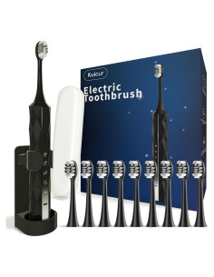 Cepillo de Dientes Eléctrico Sonic Kuicur Negro 5 Modos