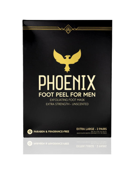 Paquete de 2 Exfoliantes para Pies Hombres Phoenix Foot Peel