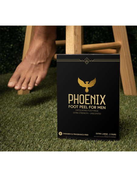Paquete de 2 Exfoliantes para Pies Hombres Phoenix Foot Peel