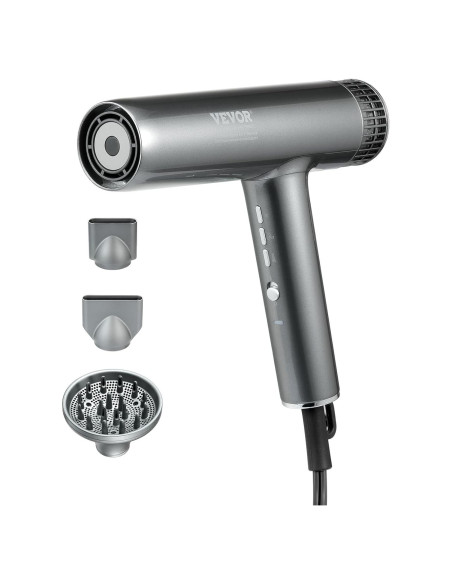 Secador de Pelo Profesional VEVOR 98,000 RPM 3 Temperaturas