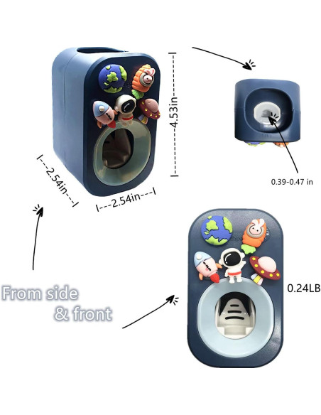 Dispensador Automático de Pasta de Dientes Mr. Thumbs Astronauta