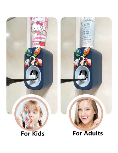 Dispensador Automático de Pasta de Dientes Mr. Thumbs Astronauta