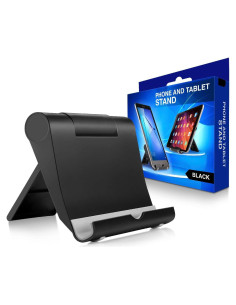 Soporte para Teléfono Móvil Good Plegable Ajustable Negro