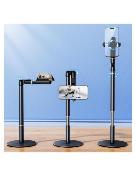 Soporte de Teléfono Ajustable Nauttxon ZM065 - Aluminio 26cm