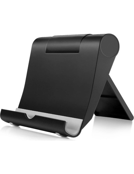 Soporte para Teléfono Móvil Good Plegable Ajustable Negro