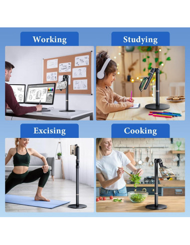 Soporte de Teléfono Ajustable Nauttxon ZM065 - Aluminio 26cm