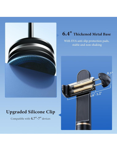 Soporte de Teléfono Ajustable Nauttxon ZM065 - Aluminio 26cm