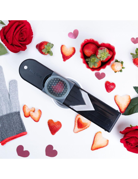 Mini Mandolina Microplane Acero Inoxidable Ajustable 33,66 cm