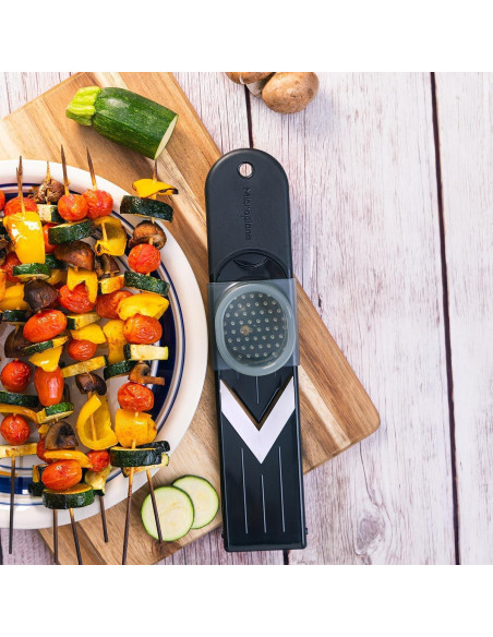 Mini Mandolina Microplane Acero Inoxidable Ajustable 33,66 cm