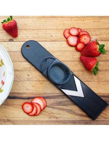 Mini Mandolina Microplane Acero Inoxidable Ajustable 33,66 cm